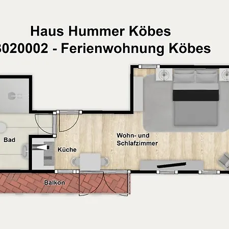 Apartment Haus Hummer Koebes Koebes